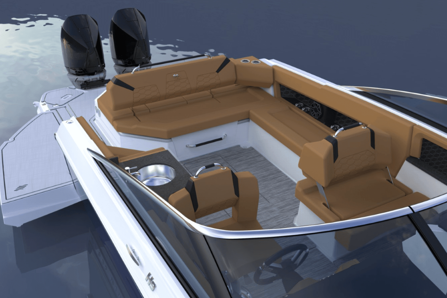 2025 Four Winns H9 Outboard Image Thumbnail #7