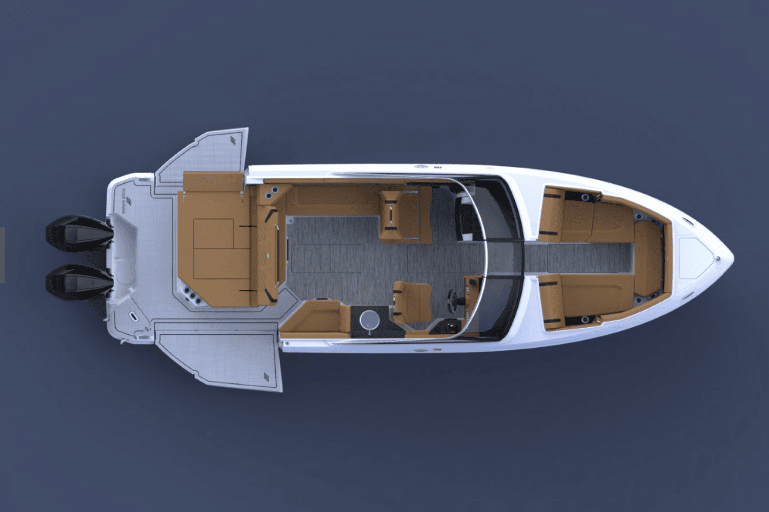 2025 Four Winns H9 Outboard Image Thumbnail #9