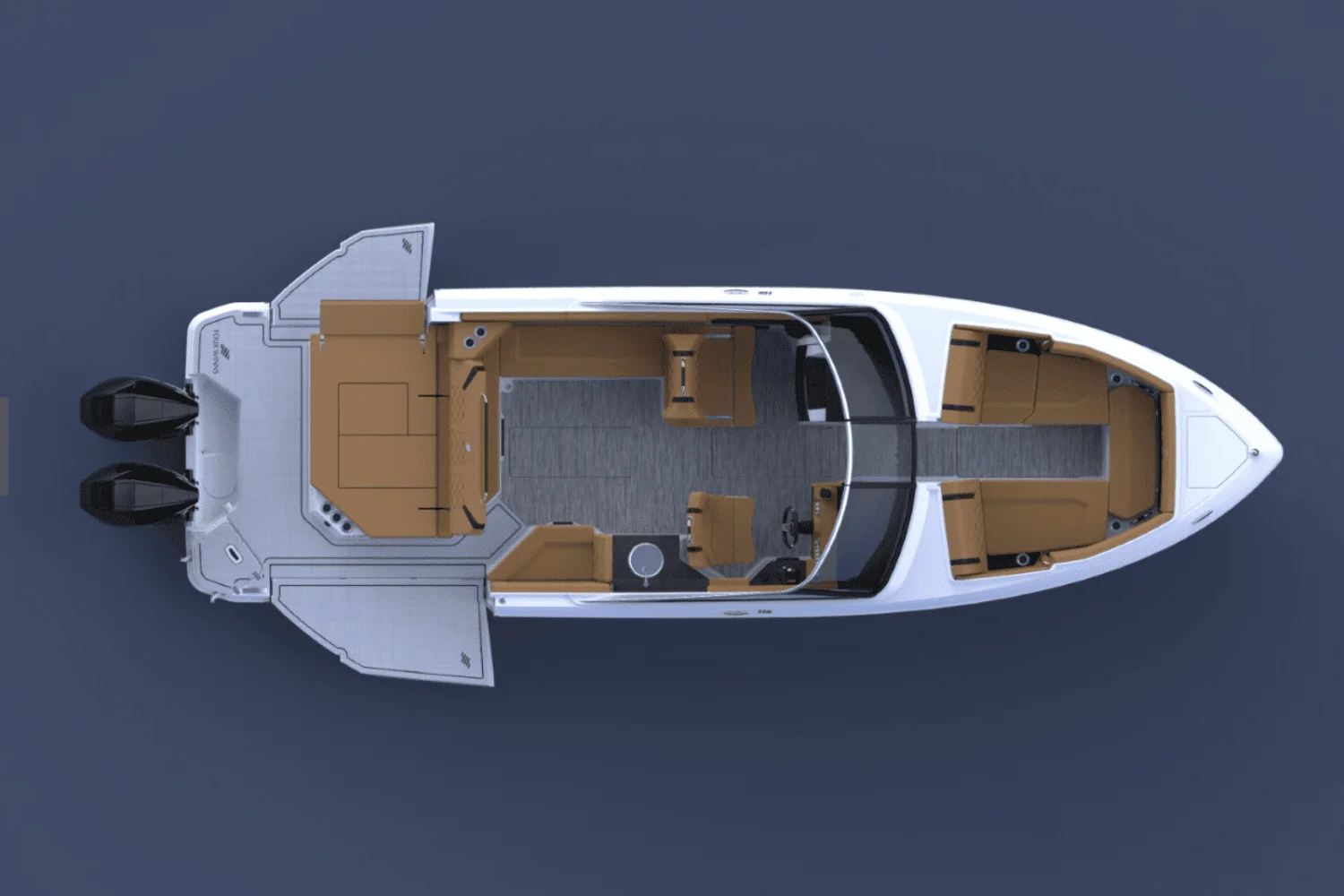 2025 Four Winns H9 Outboard Image Thumbnail #9