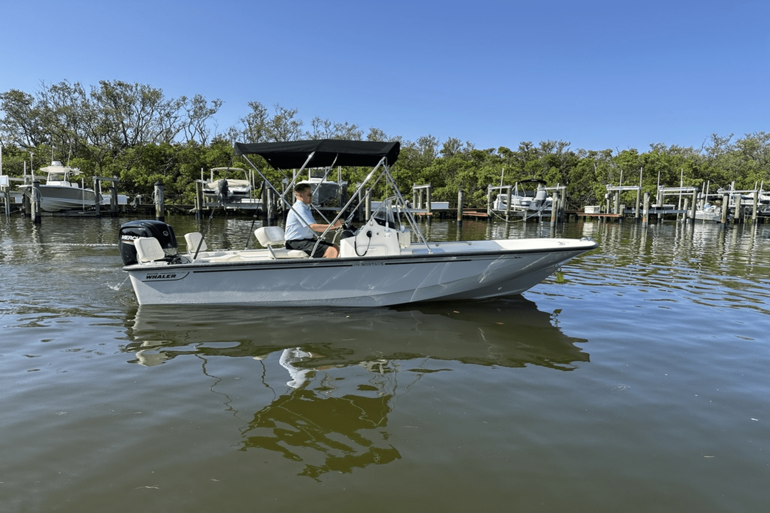 2025 Boston Whaler 170 Montauk Image Thumbnail #1