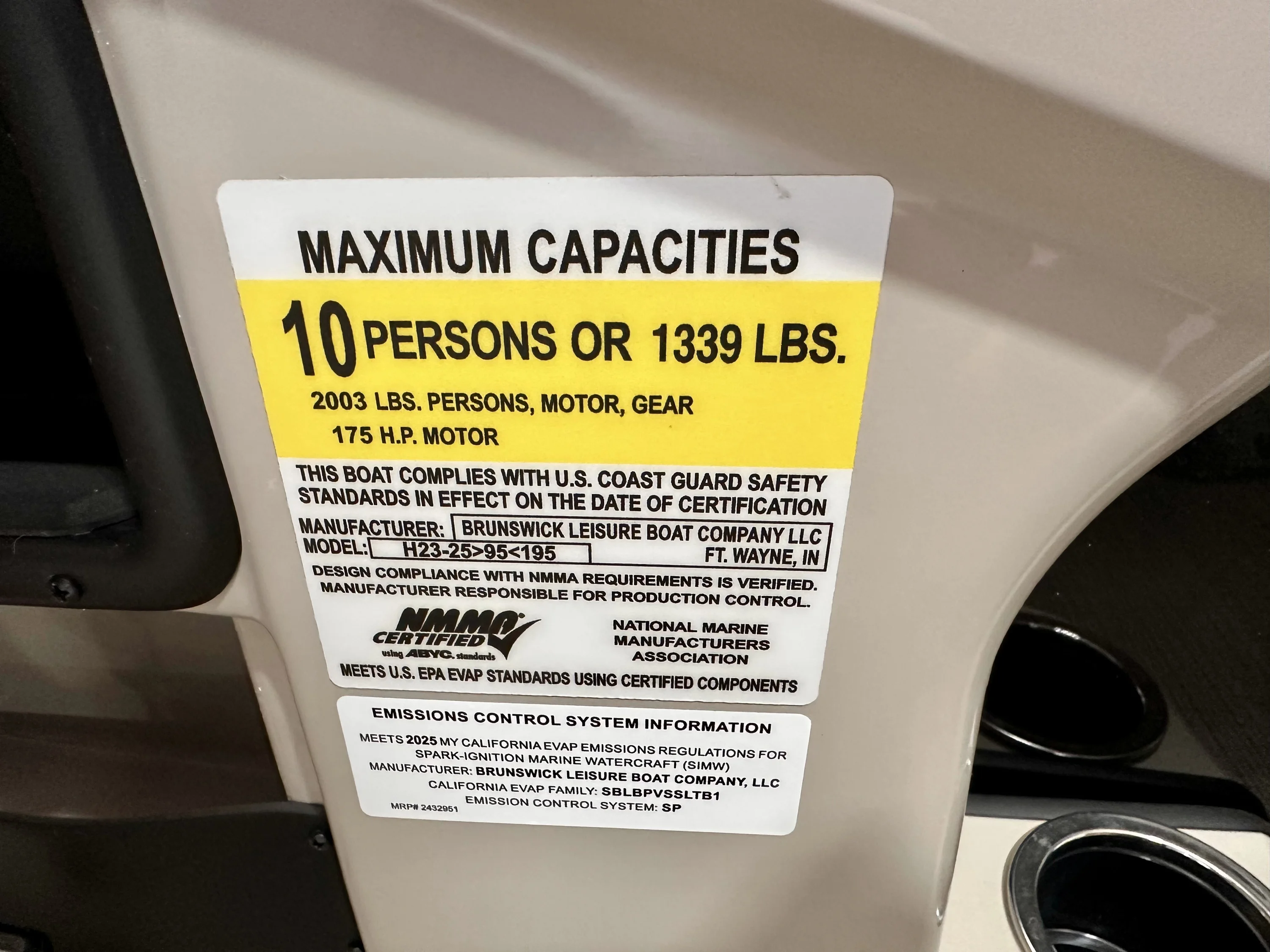 2025 Harris 230 Cruiser Image Thumbnail #10