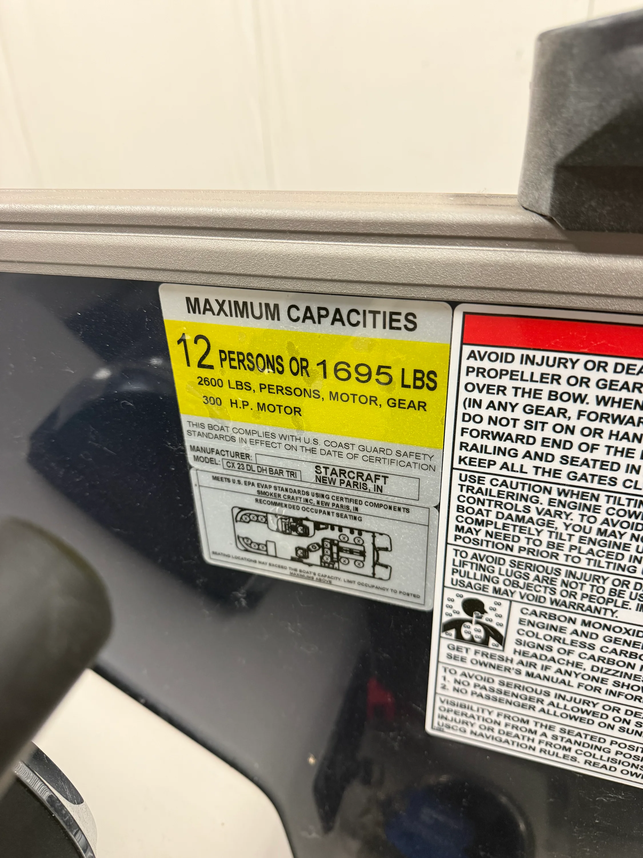 2025 Starcraft CX 23 DL DH BAR TT Image Thumbnail #7