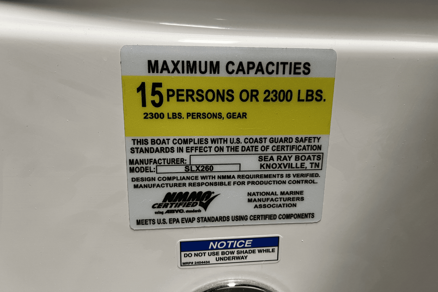 2025 Sea Ray SLX 260 Image Thumbnail #24