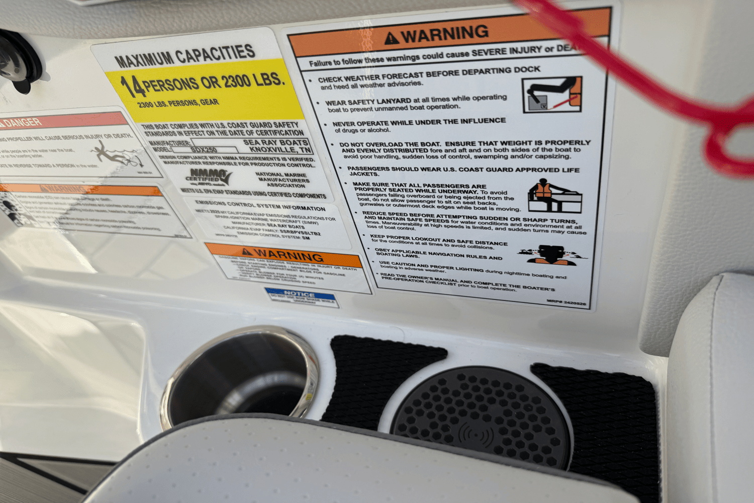 2025 Sea Ray 250 SDX Image Thumbnail #11