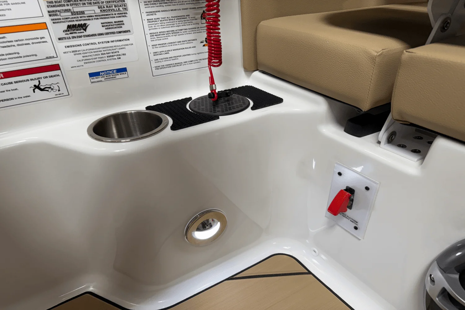 2025 Sea Ray SDX 250 Surf Image Thumbnail #92