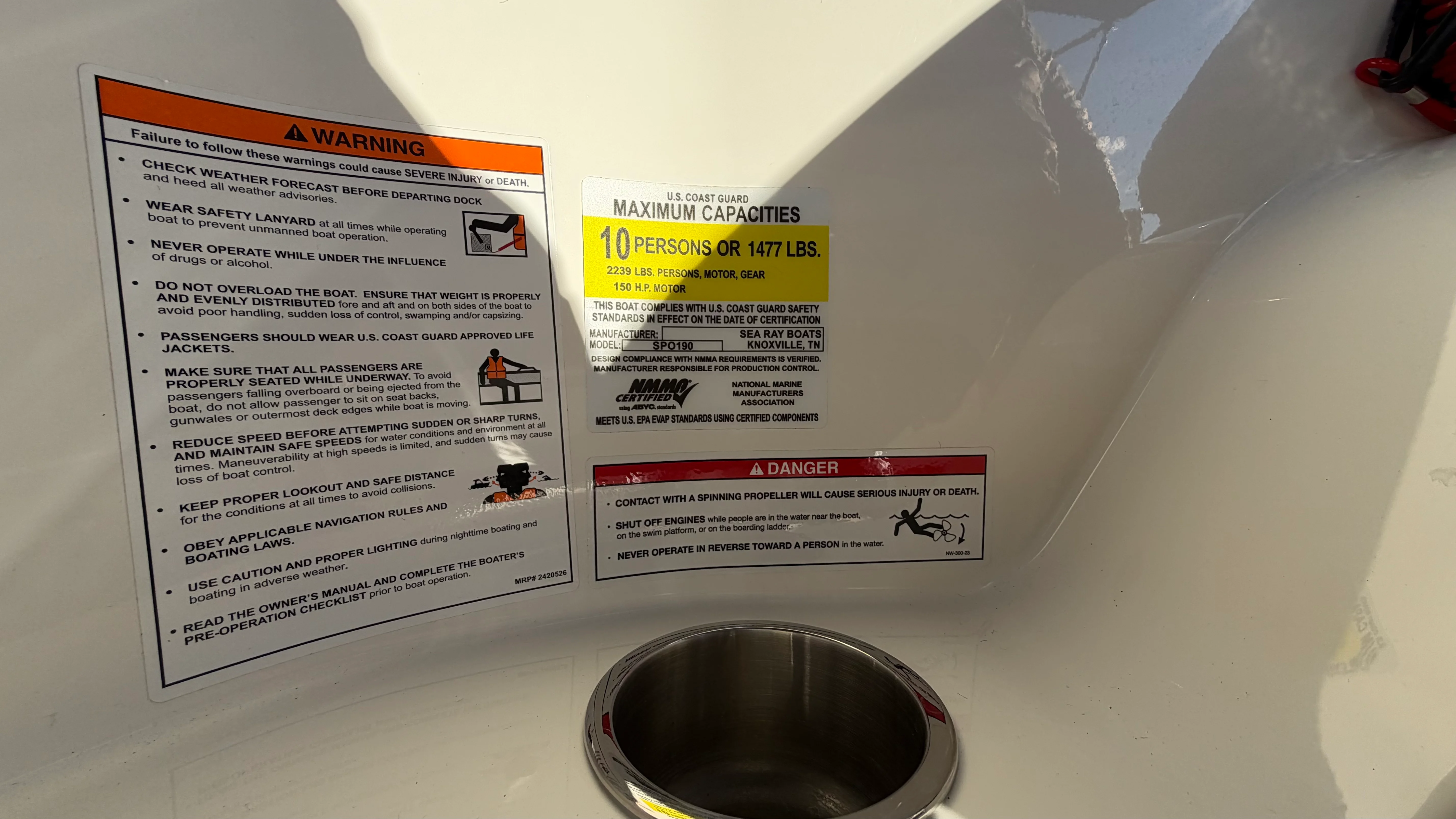 2025 Sea Ray SPX 190 Outboard Image Thumbnail #33