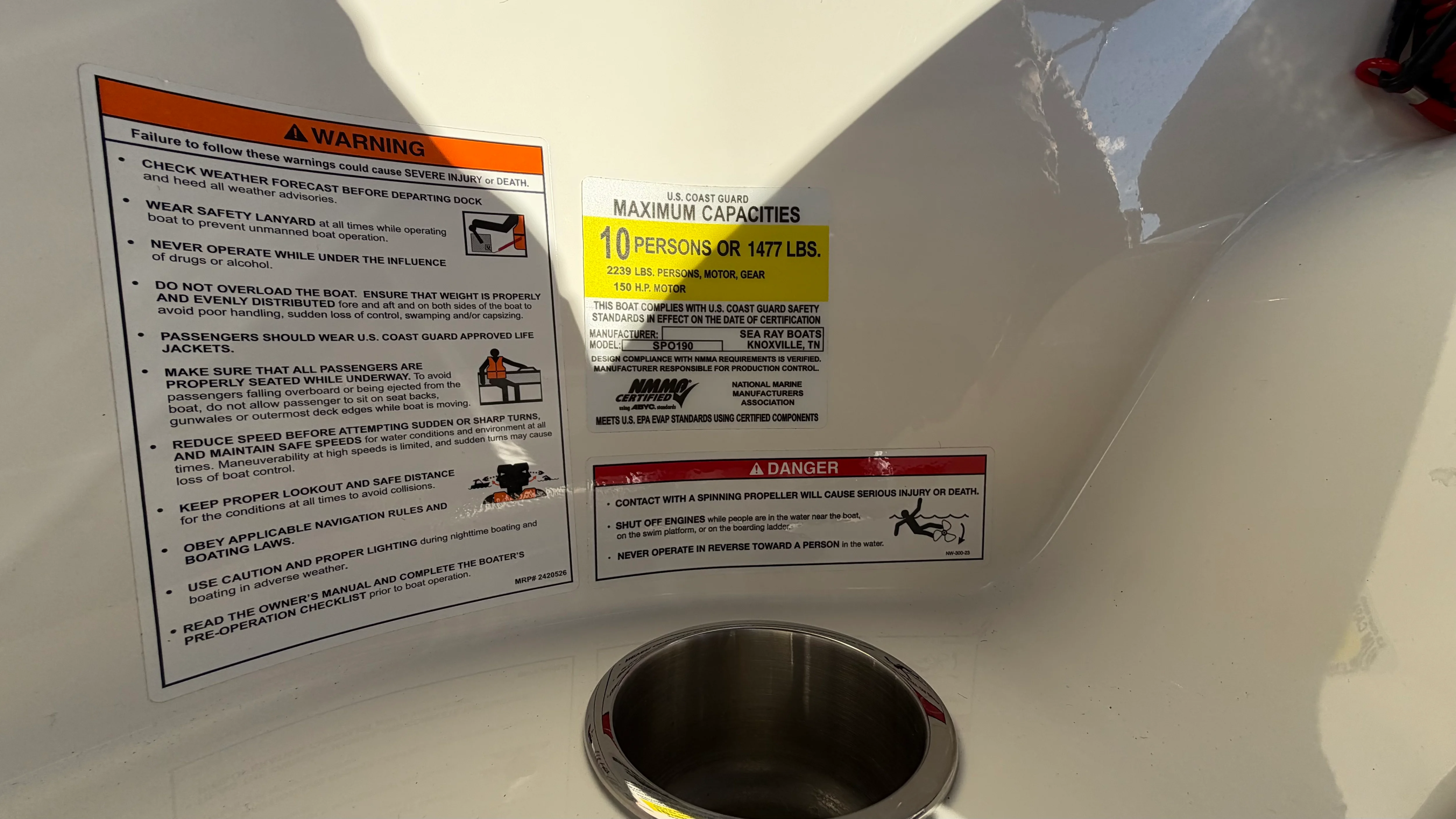 2025 Sea Ray SPX 190 Outboard Image Thumbnail #33