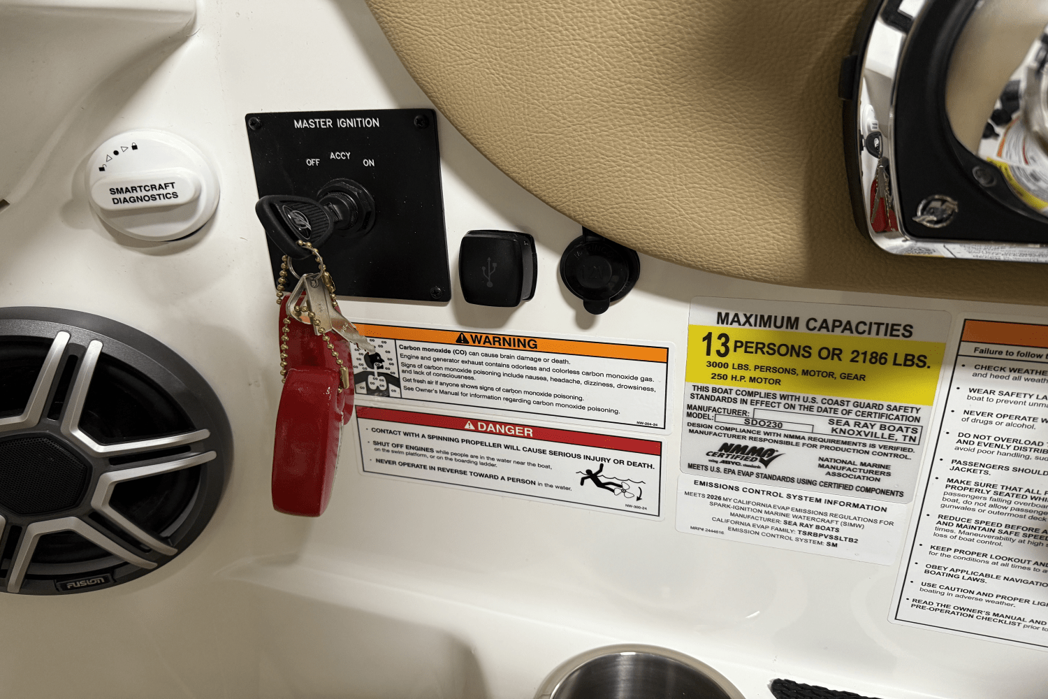 2026 Sea Ray SDX 230 Outboard Image Thumbnail #48