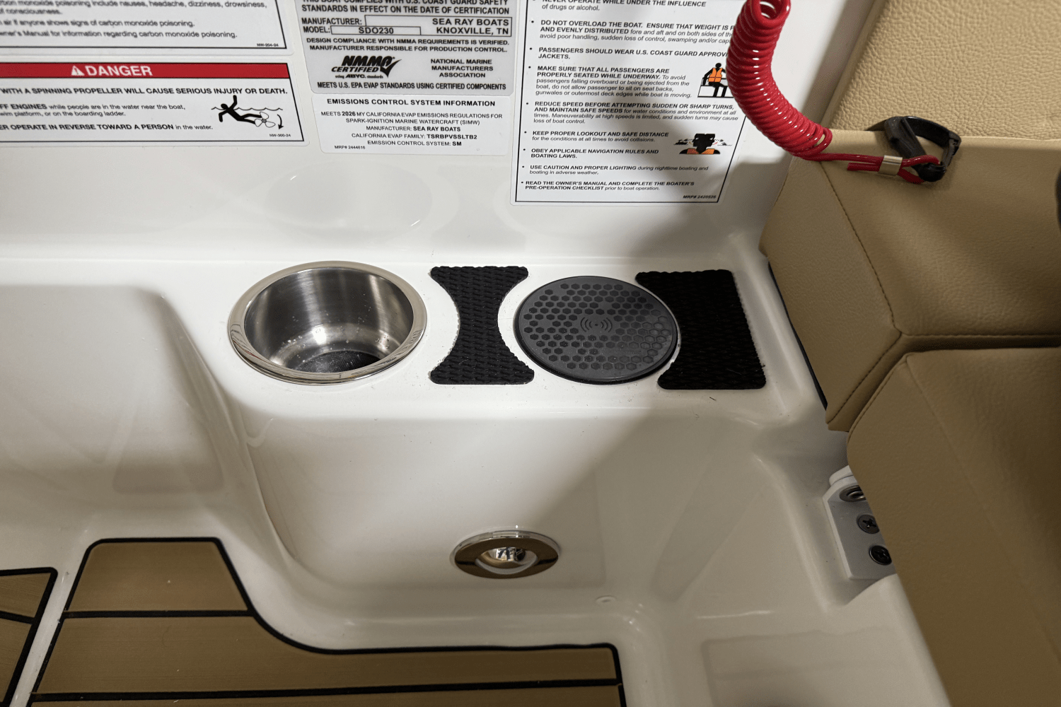 2026 Sea Ray SDX 230 Outboard Image Thumbnail #47