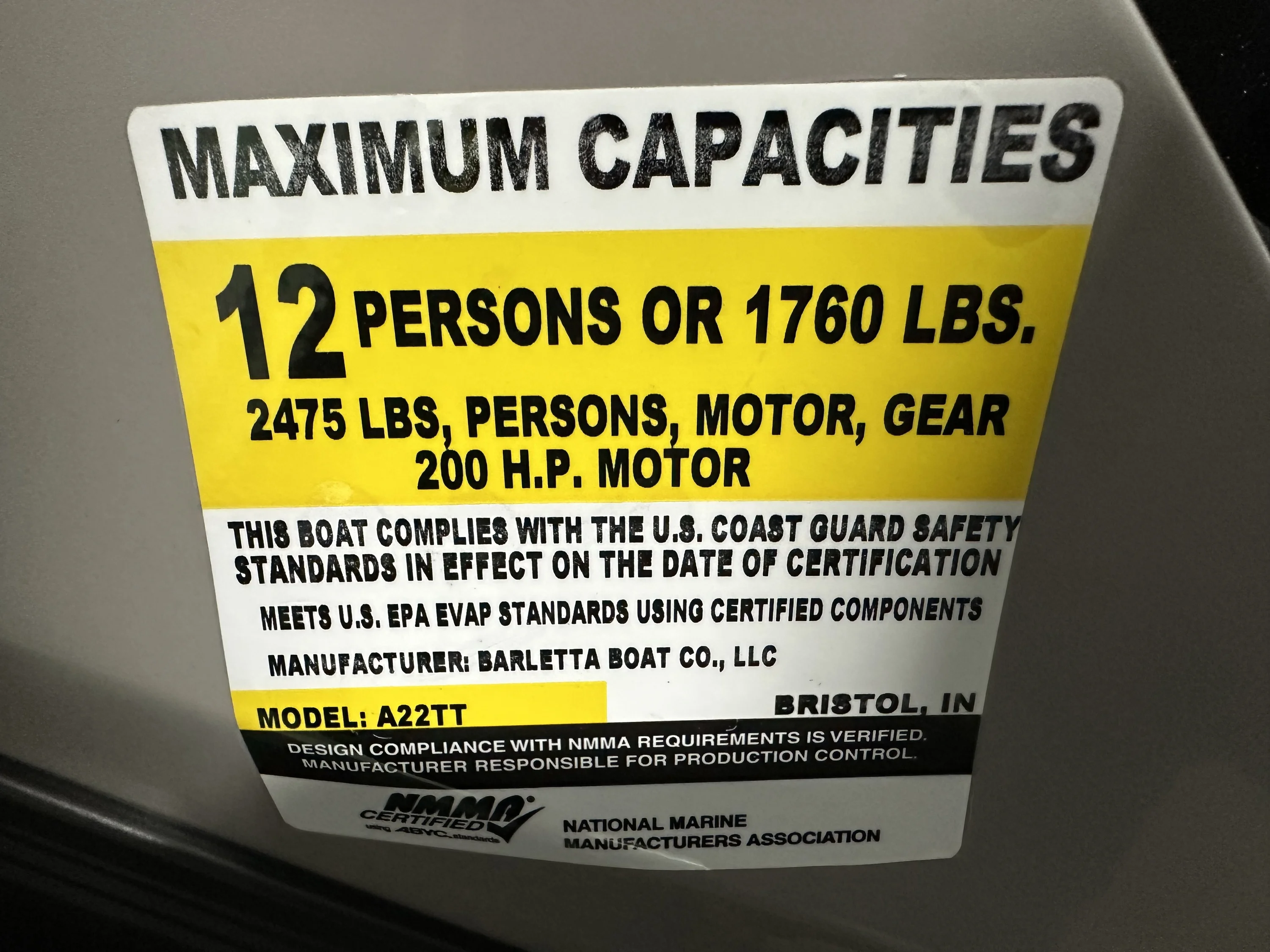 2026 Barletta Aria 22 UC Image Thumbnail #18