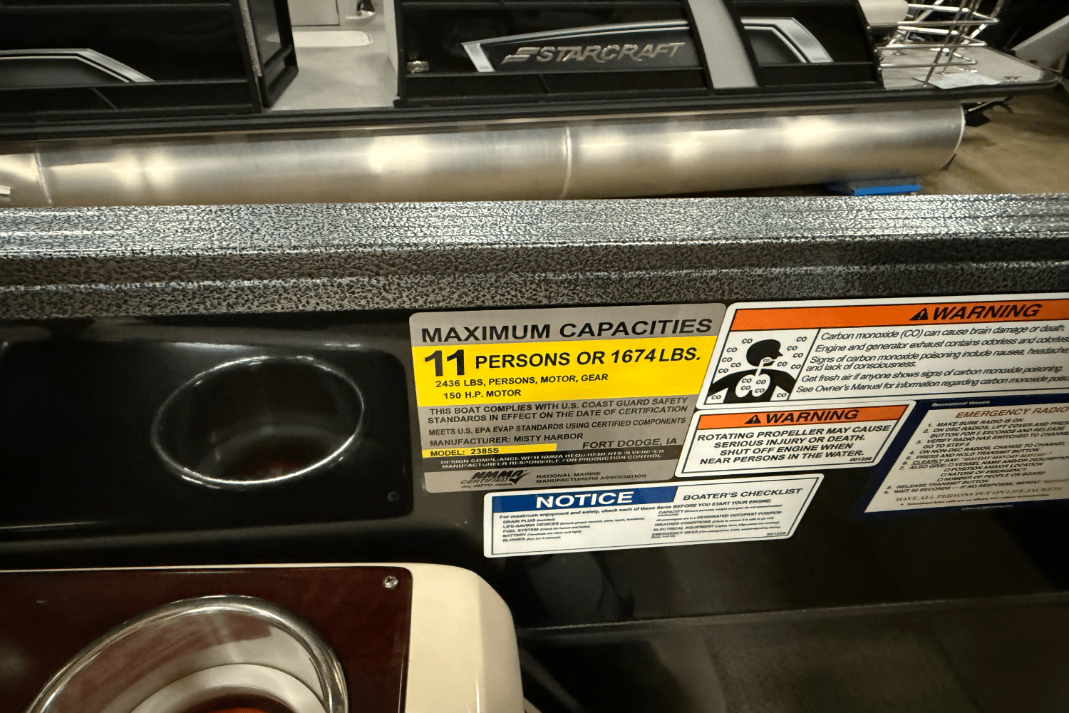 2018 Misty Harbor S 2385 SEC TRITOON Image Thumbnail #13