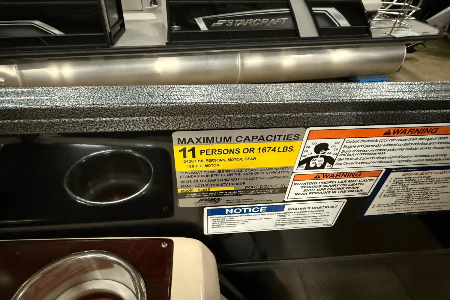 2018 Misty Harbor S 2385 SEC TRITOON Image Thumbnail #13