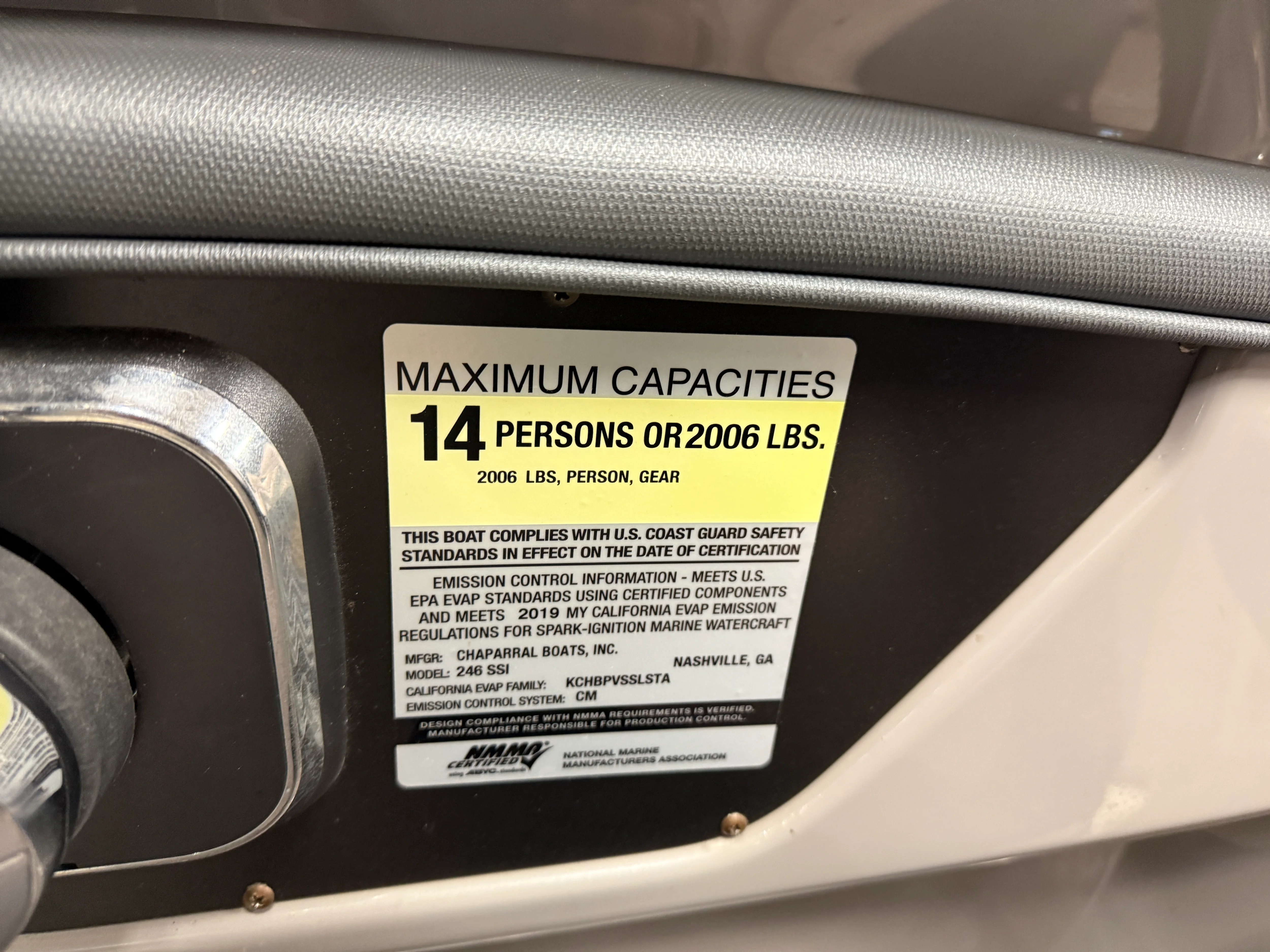 2019 Chaparral 246 Image Thumbnail #53