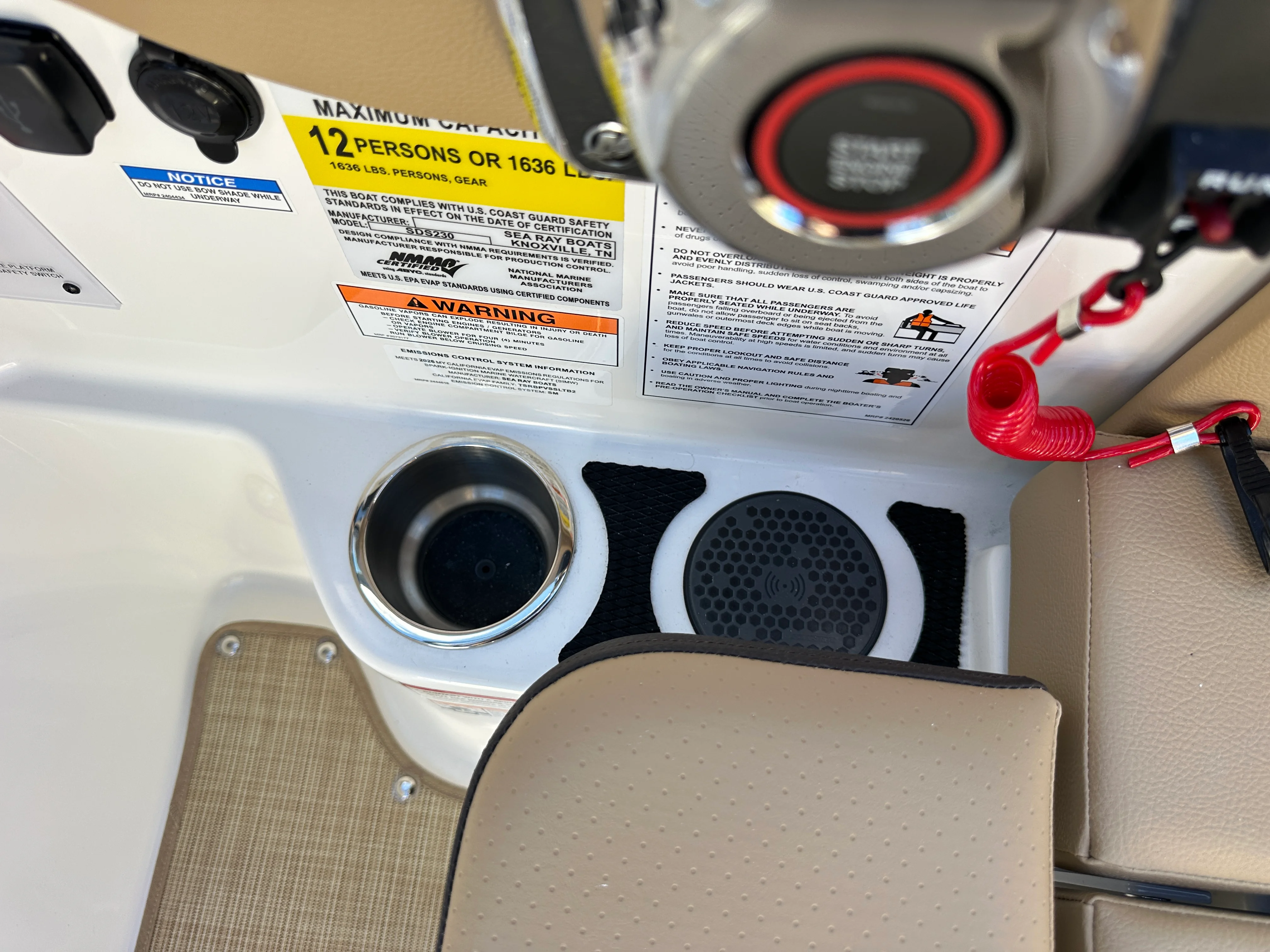 2026 Sea Ray SDX 230 Surf Image Thumbnail #17