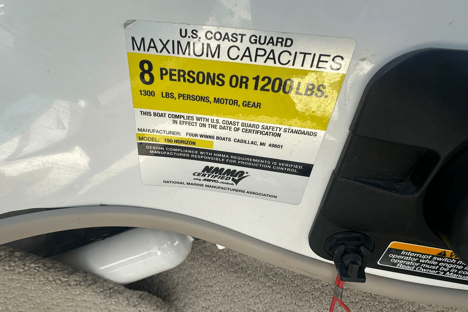 2006 Four Winns 190 HORIZON Image Thumbnail #21