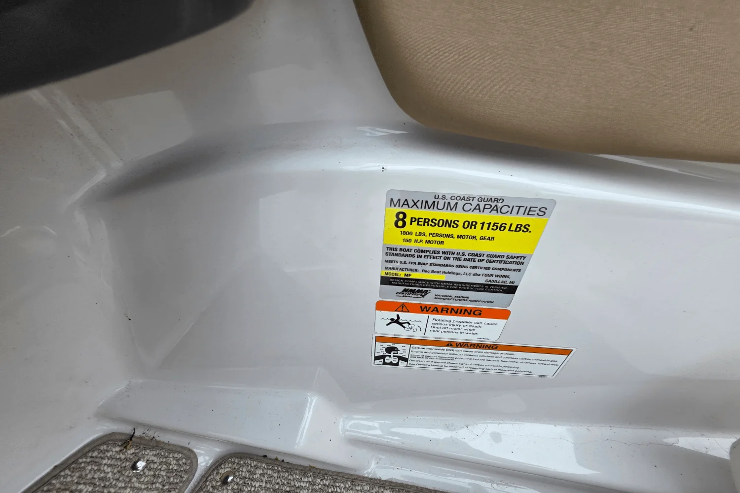 2015 Four Winns H 180 OB Image Thumbnail #11