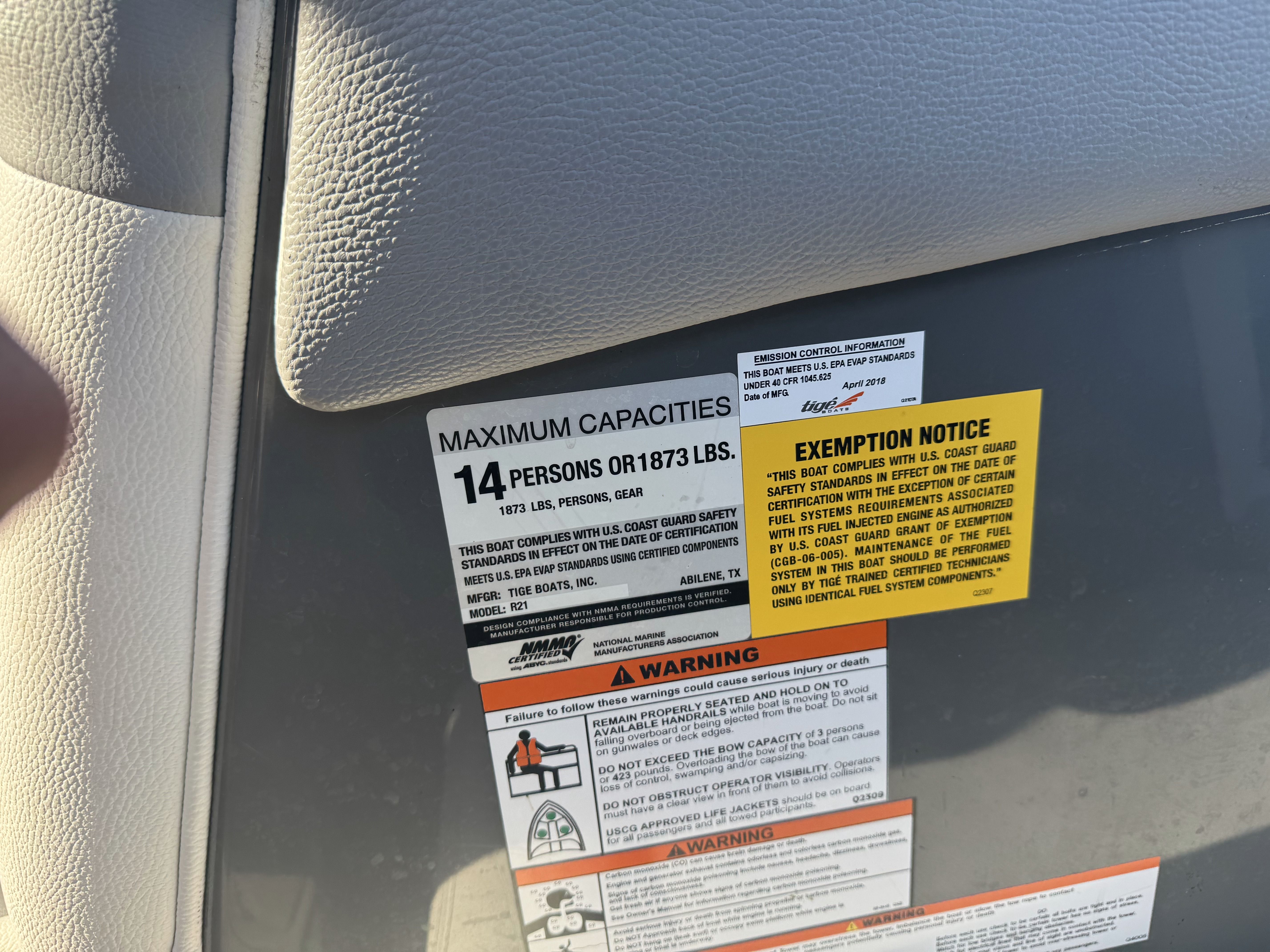 2018 Tige R21 Image Thumbnail #13