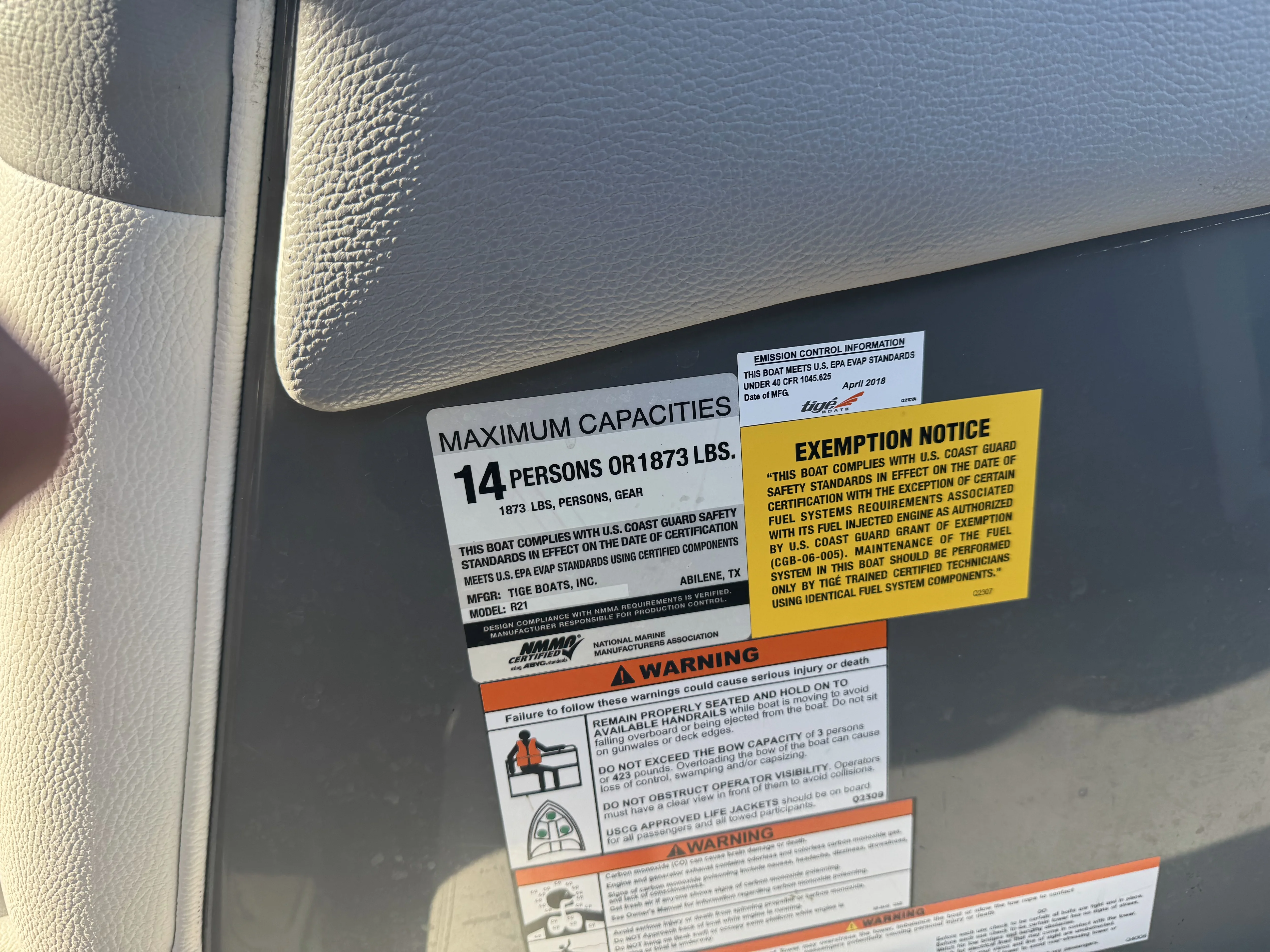 2018 Tige R21 Image Thumbnail #13