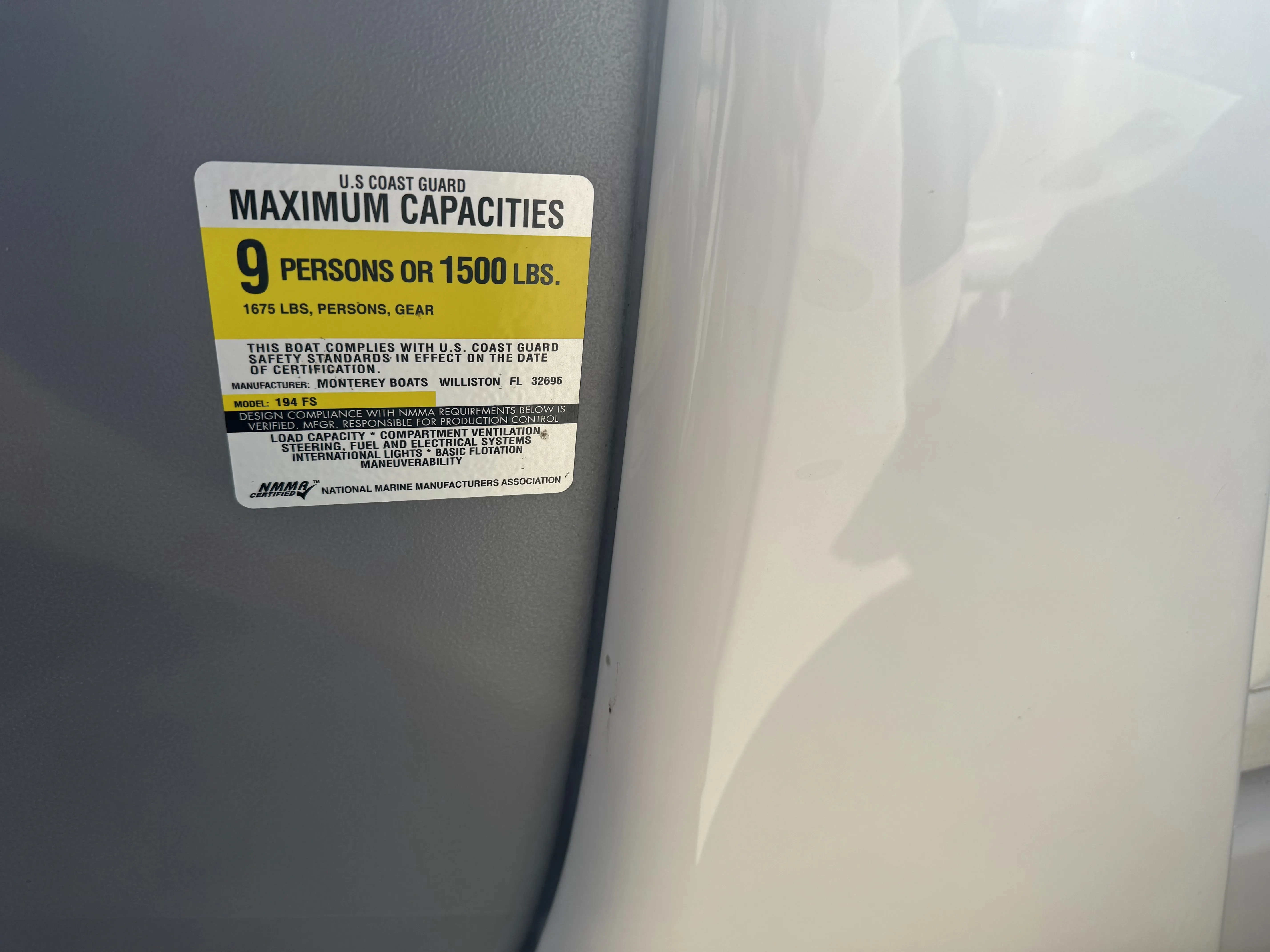 2009 Monterey 194 FS Image Thumbnail #34