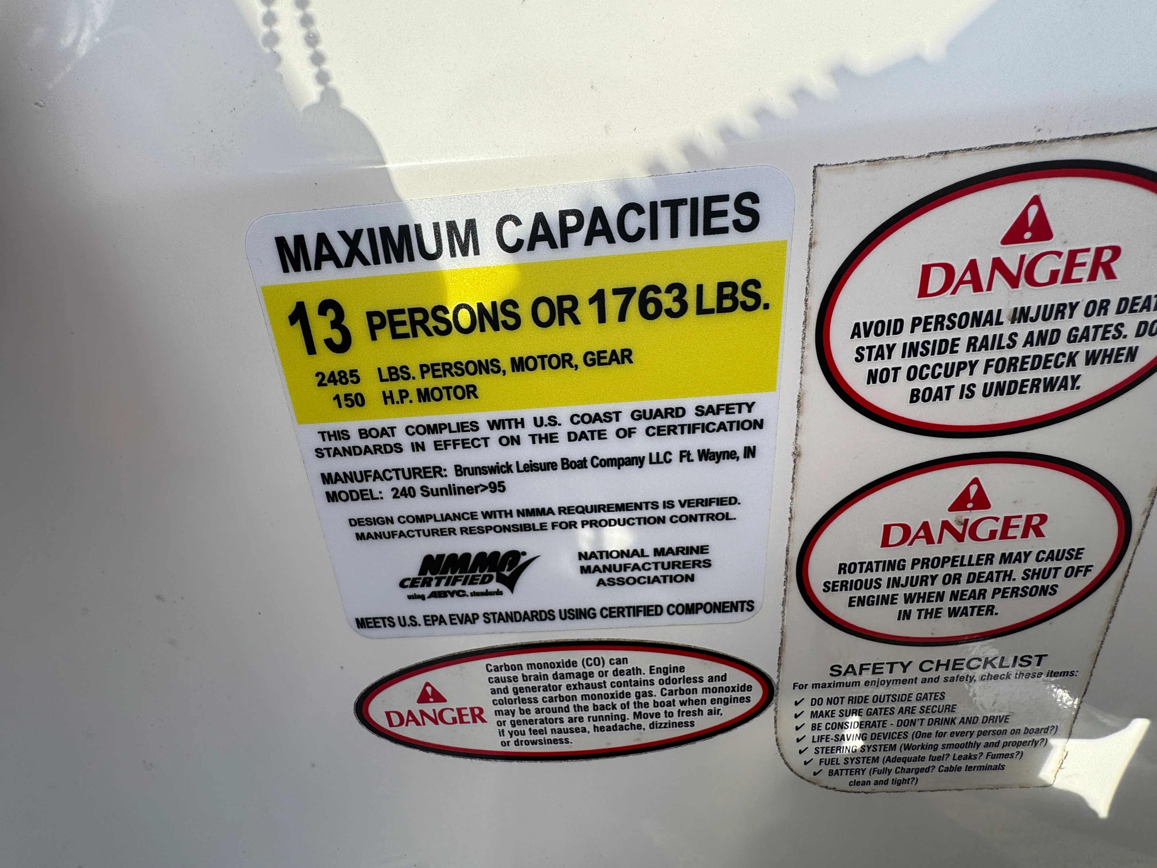 2014 Harris Sunliner 240 Image Thumbnail #21