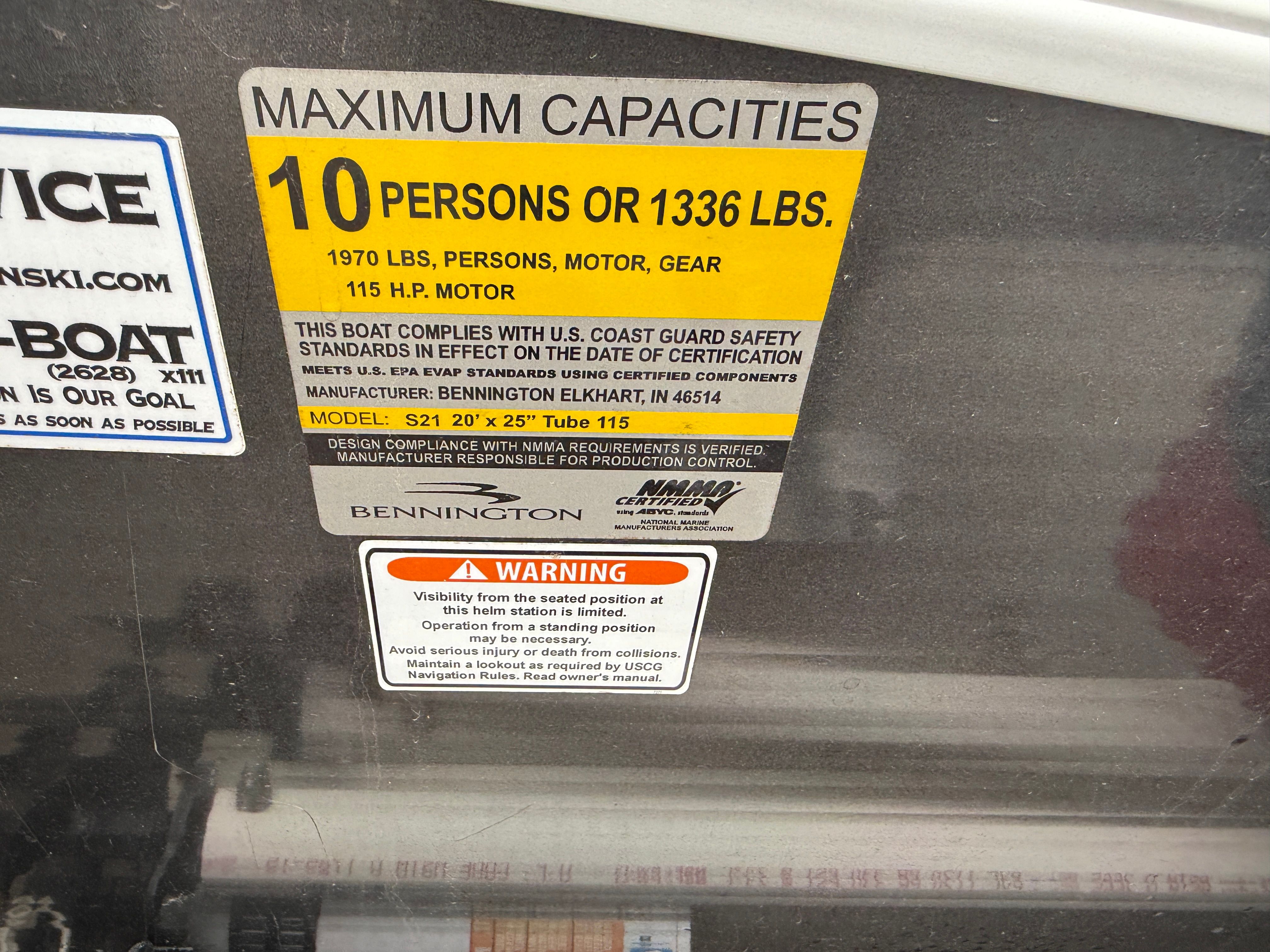 2015 Bennington 21 SLX Image Thumbnail #12