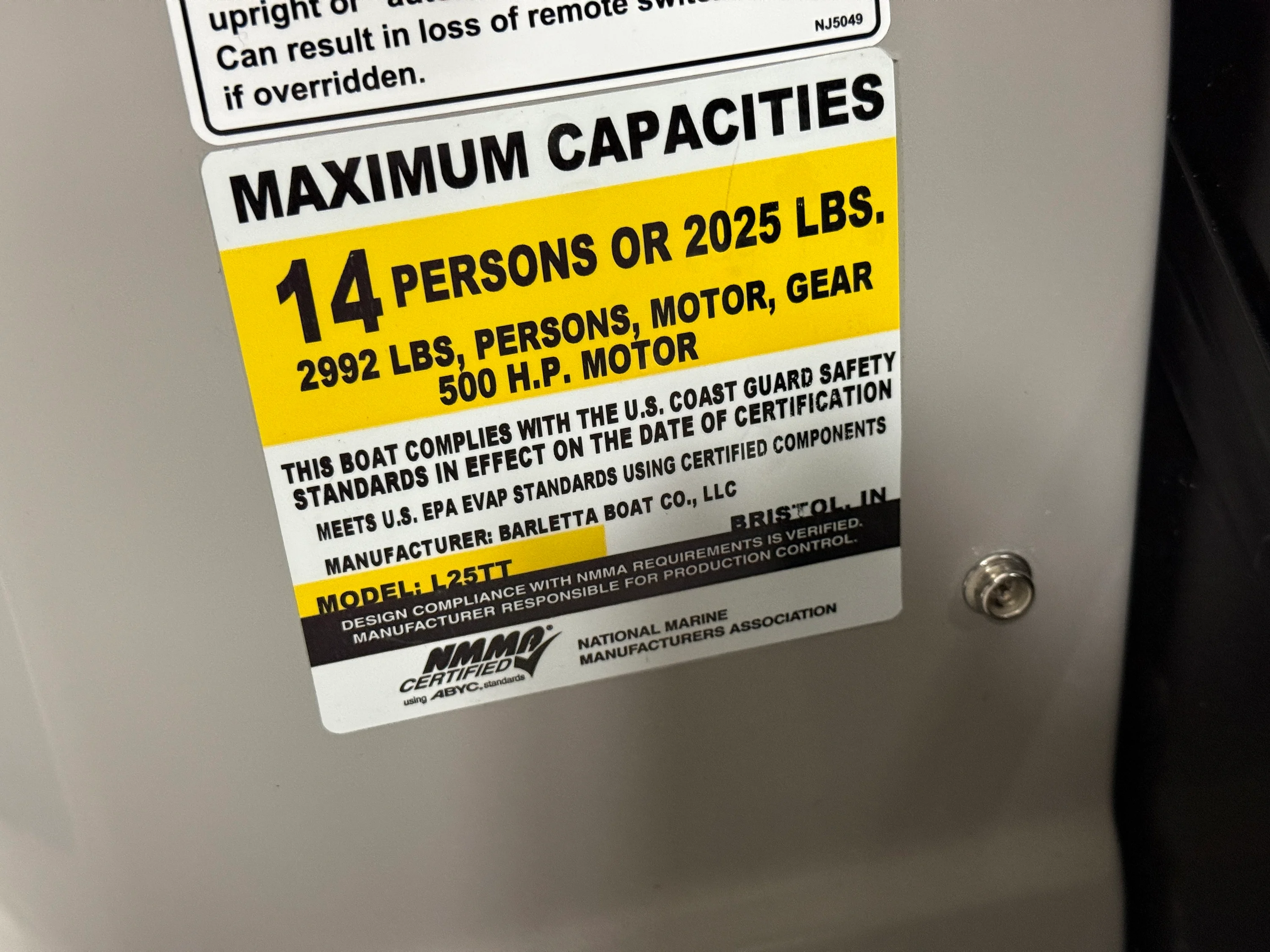 2026 Barletta LUSSO25QCSS Image Thumbnail #89