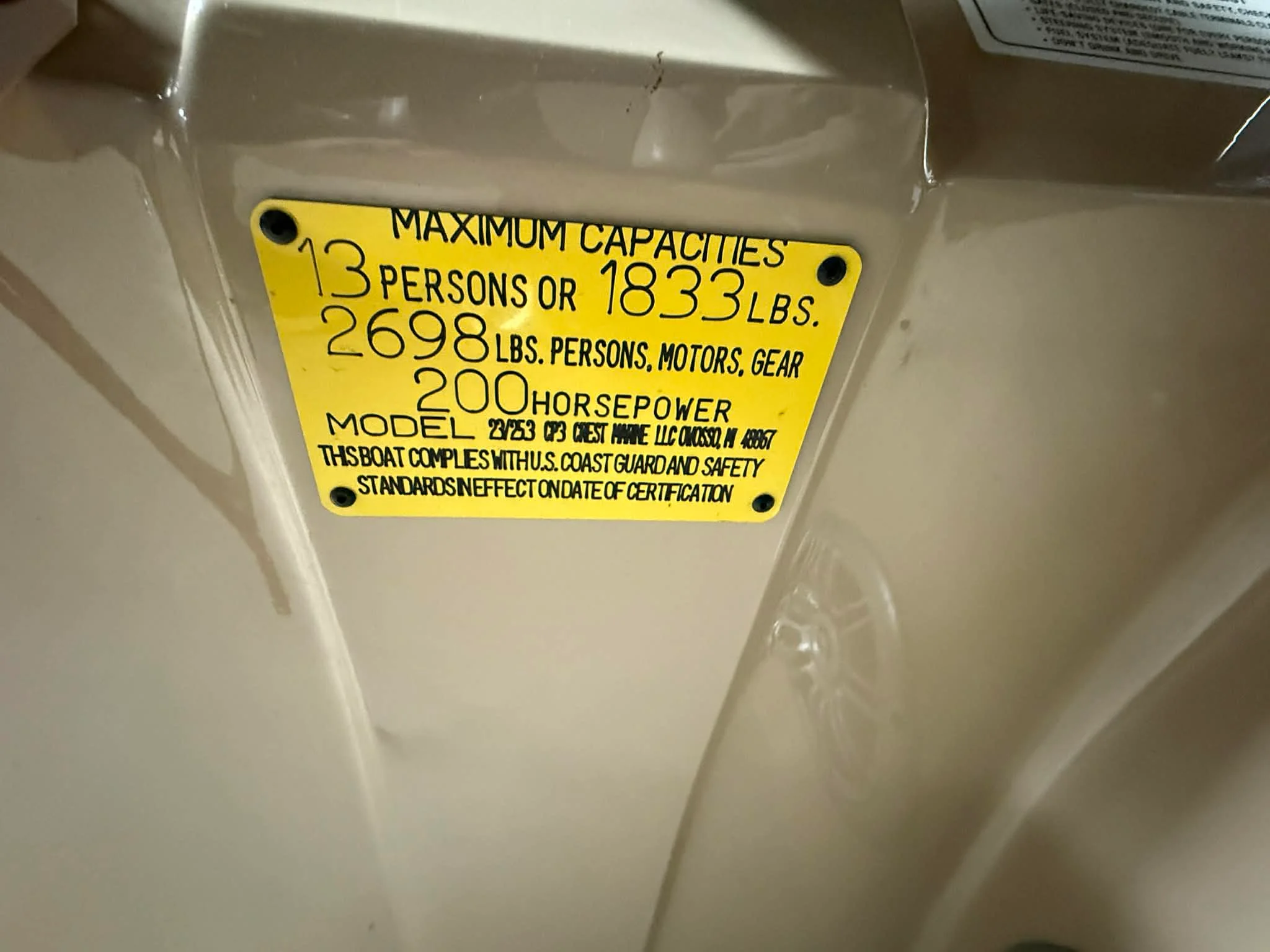 2014 Crest 230 CREST II Image Thumbnail #1