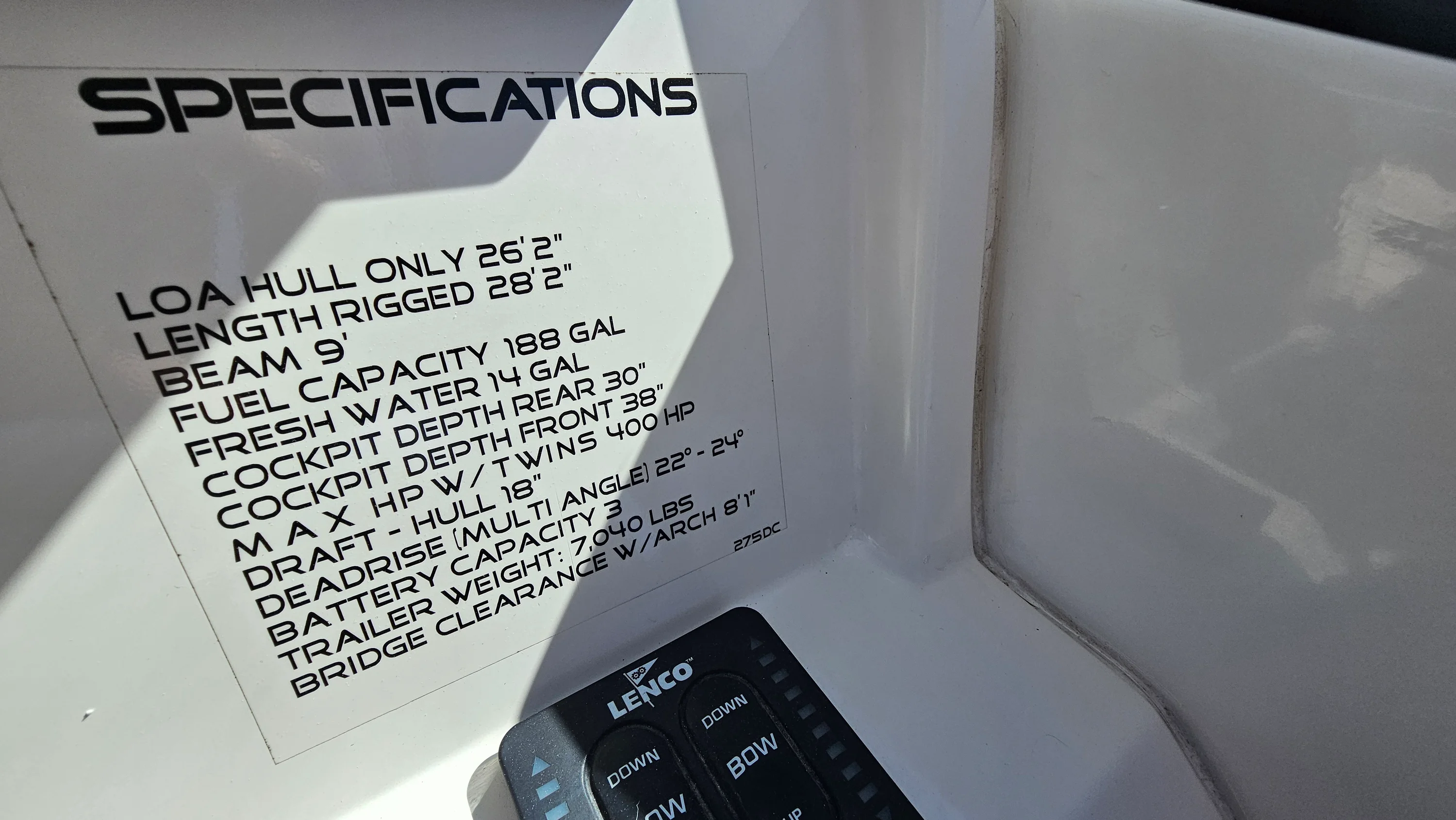 2019 Sailfish 275 DC Image Thumbnail #7