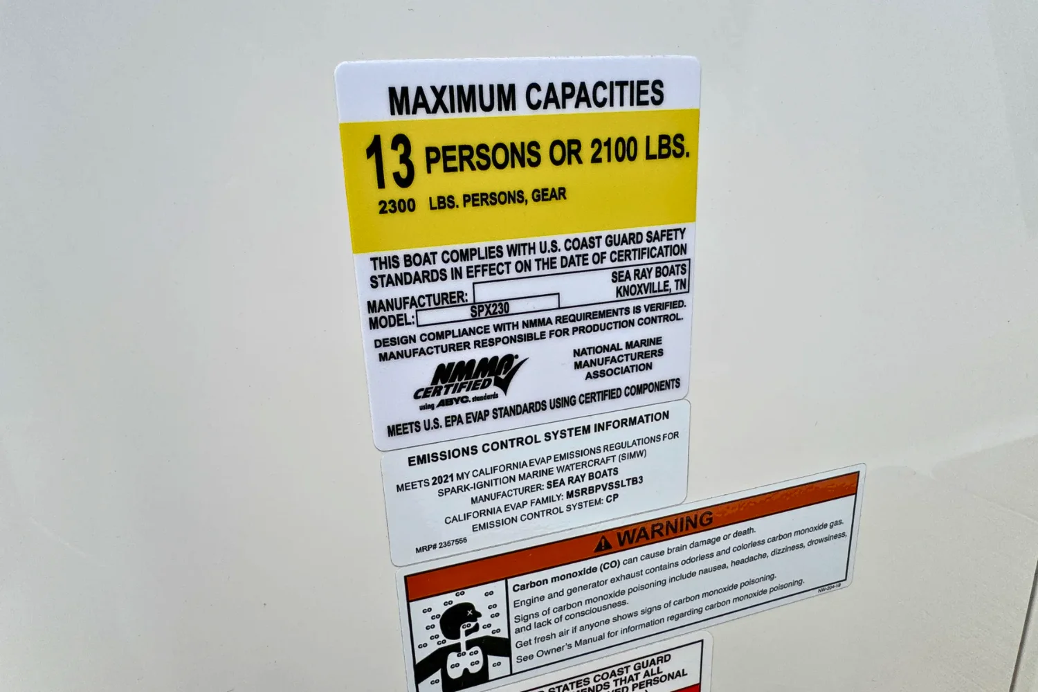 2021 Sea Ray 230SPX Image Thumbnail #28