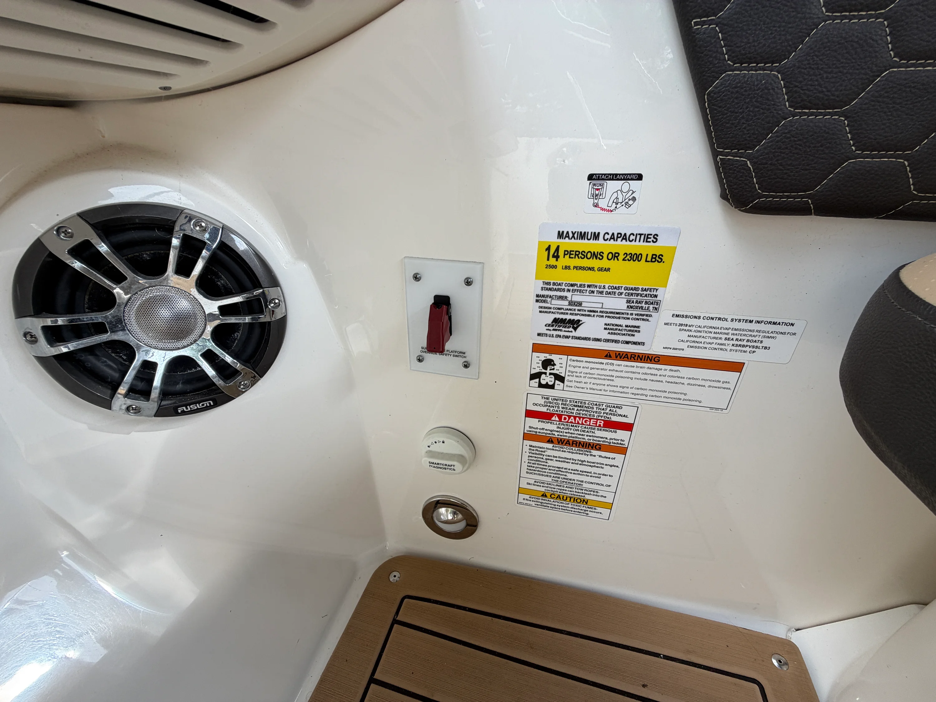 2019 Sea Ray 250 SDX Image Thumbnail #45