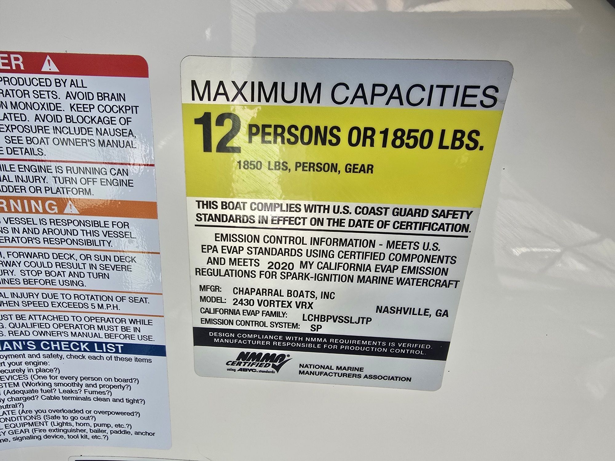 2020 Chaparral 2430 VRX Image Thumbnail #33