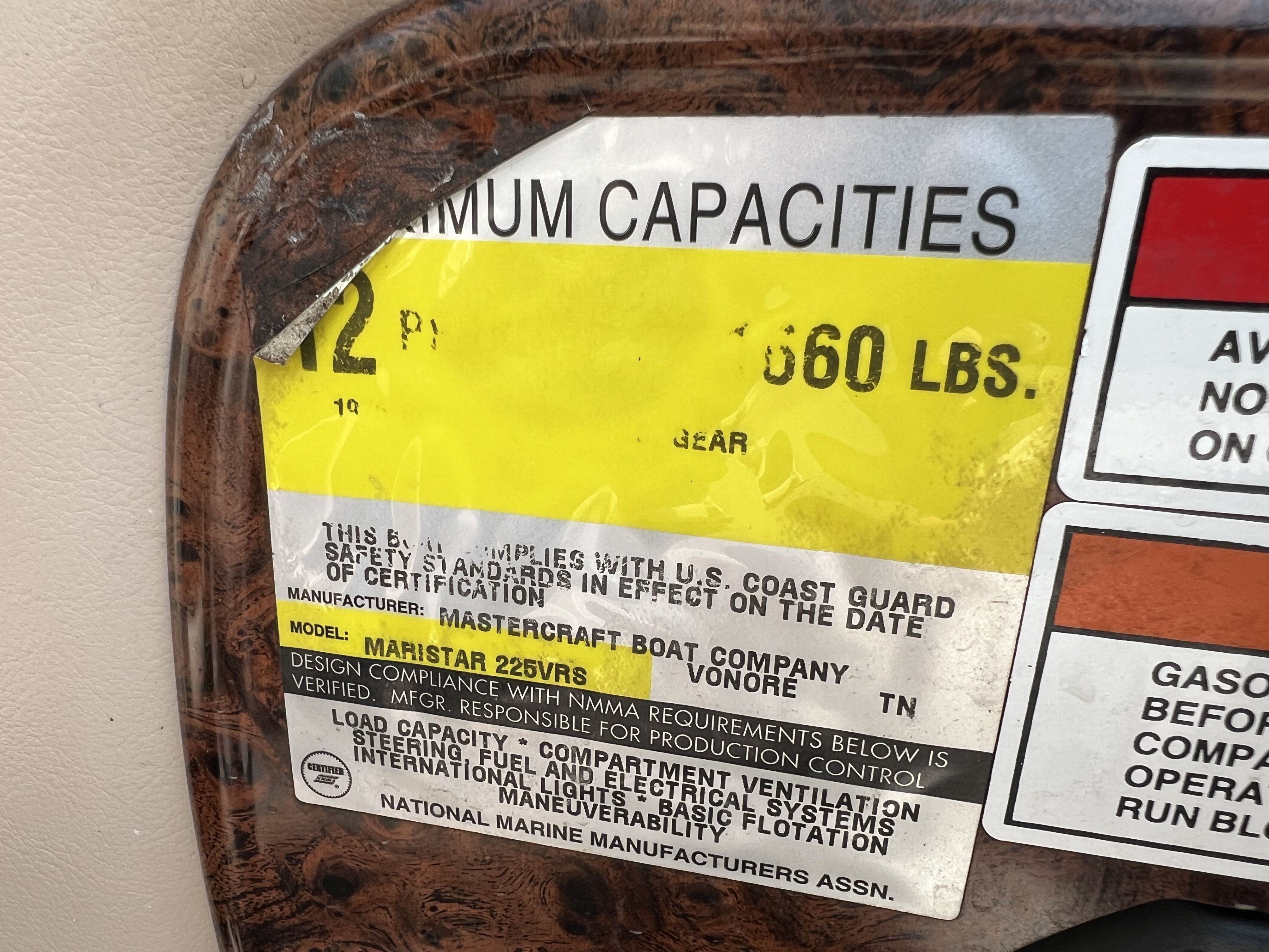 1998 Mastercraft 225VRS Image Thumbnail #14