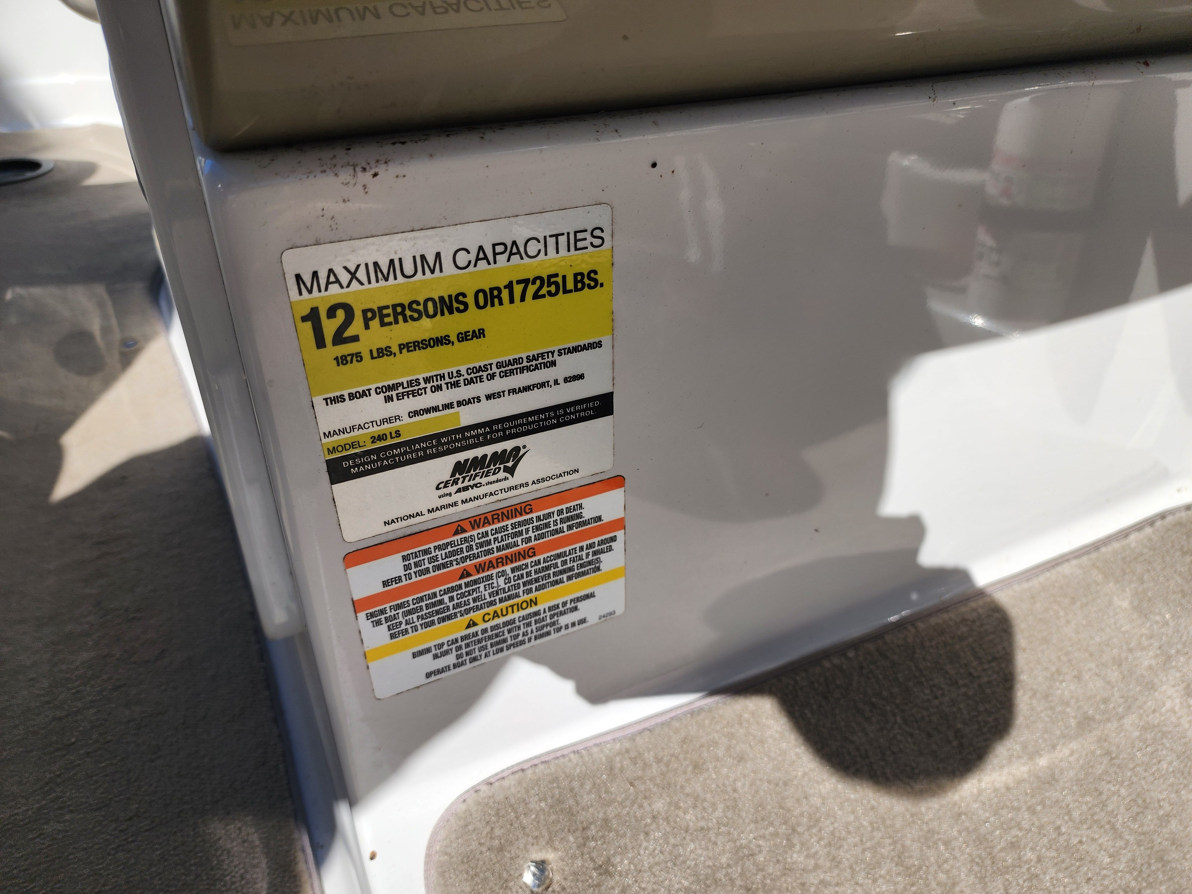 2009 Crownline 240LS Image Thumbnail #16