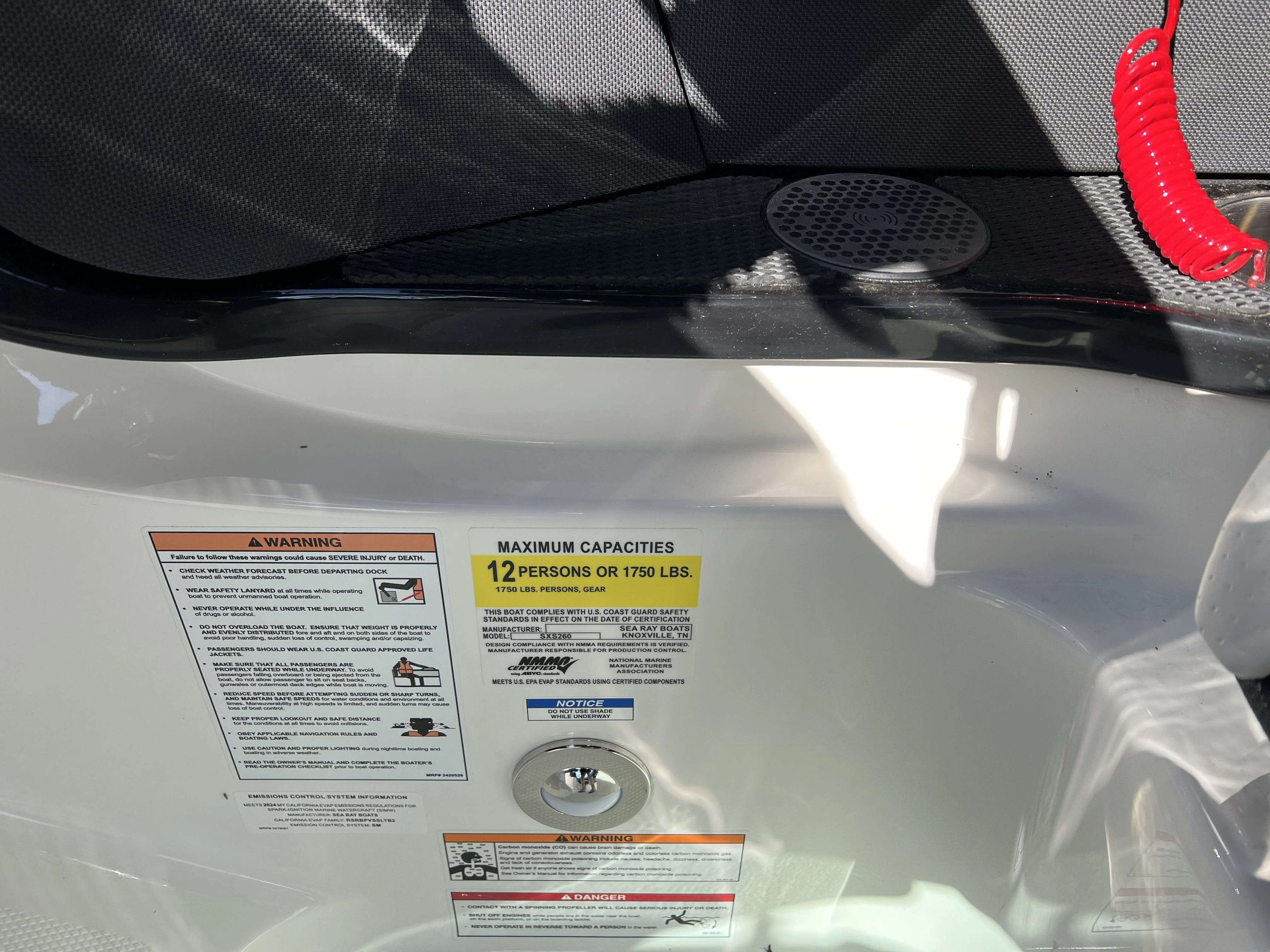 2024 Sea Ray SLX 260 Surf Image Thumbnail #10