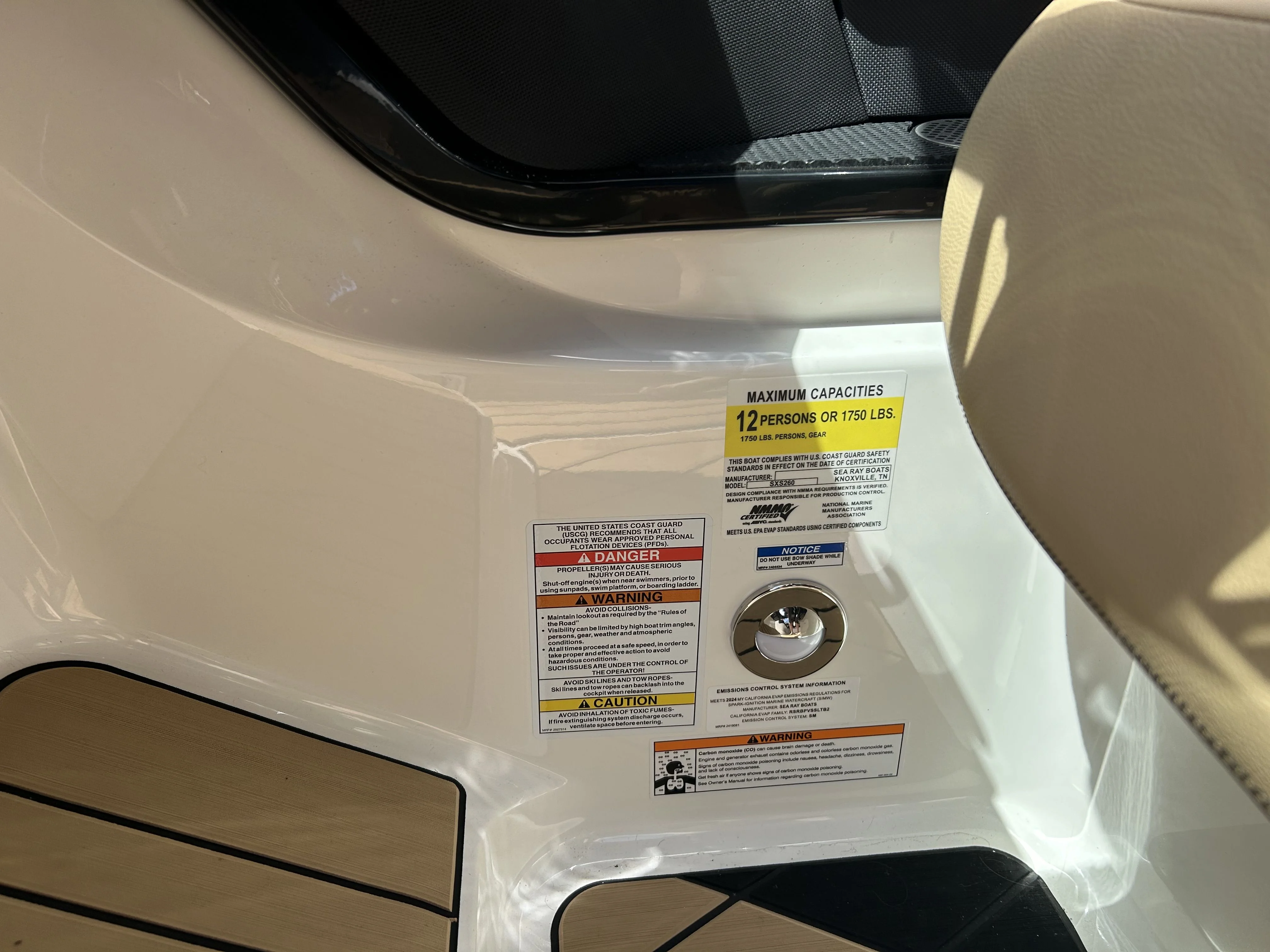 2024 Sea Ray SLX 260 Surf Image Thumbnail #5